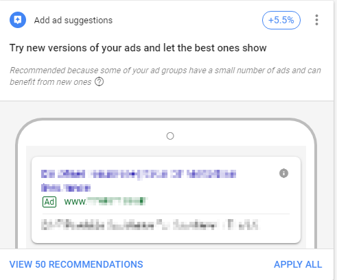 An Insight To Google Ads Recent ‘Ad Suggestions’ Feature
